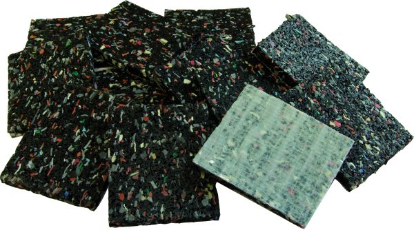 Gummi-Granulat-Pads, selbstklebend 70x80x8 mm - Beutel à 24 Stück VE = 000