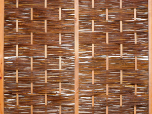 Hulteby Flechtzaun Weide, ölimpr. 180 x 180 cm, mit umlaufendem Rahmen VE = 025