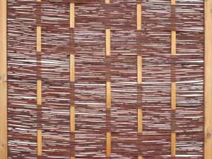 Hulteby Flechtzaun Weide, ölimpr. 120 x 180 cm, mit umlaufendem Rahmen VE = 025