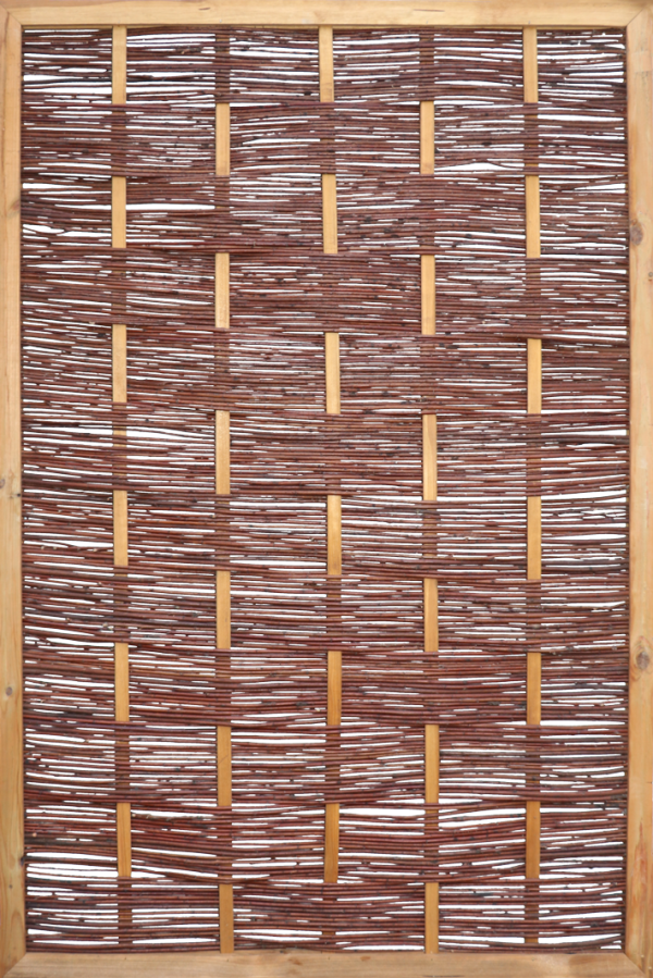 Hulteby Flechtzaun Weide, ölimpr. 120 x 180 cm, mit umlaufendem Rahmen VE = 025