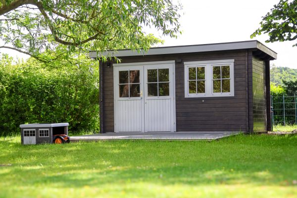 Blockhaus Bungalow / Pultdach, 45 mm 425 x 275 cm – Bild 10
