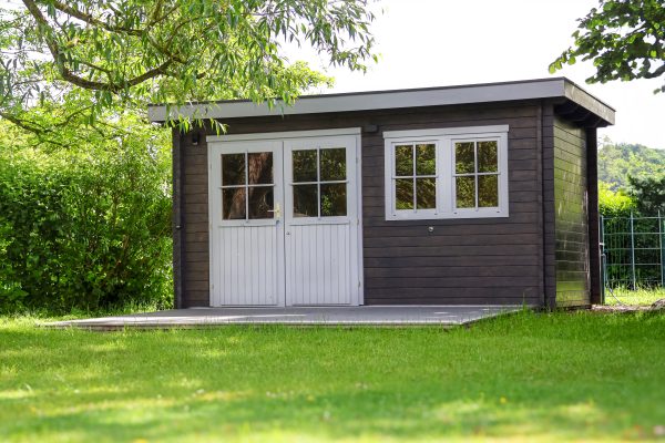 Blockhaus Bungalow / Pultdach, 45 mm 425 x 275 cm – Bild 11