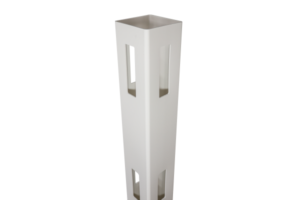 JODA 3-Wege-Pfosten PVC-Weidezaun weiß 127x127x2000 mm für 3 Zaunlatten VE = 000
