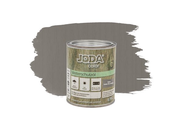 Joda®color Wetterschutzöl 0,75 l Grau (ähnlich RAL 7040) VE = 006 – Bild 2