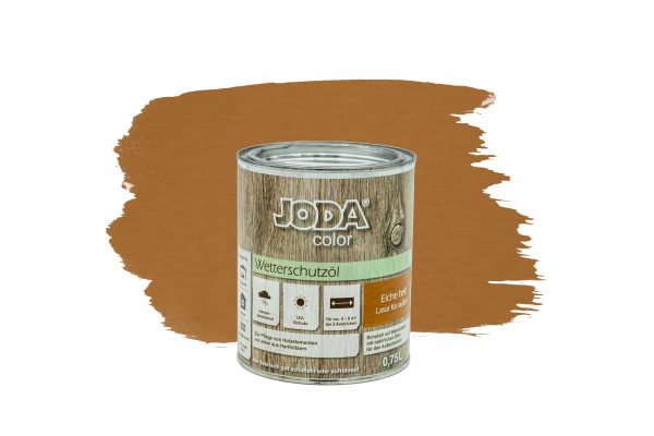 Joda®color Wetterschutzöl 0,75 l Eiche hell (ähnlich RAL 8001) VE = 006 – Bild 2