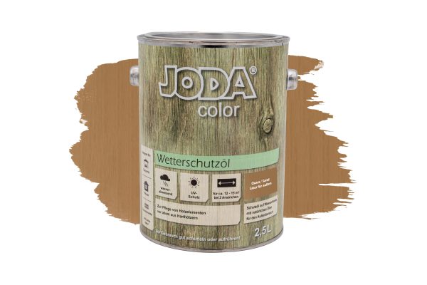Joda®color Wetterschutzöl 2,5 l Sand (ähnlich RAL 1011) VE = 004 – Bild 2