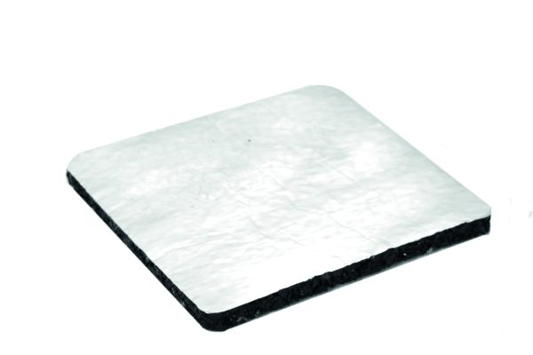 Terrassen-Stellfuß Trittschutzpad 200 x 200 x 5 mm, alukaschiert VE = 050