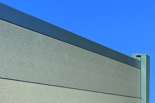 Kingston Systemzaun Abschlussleiste 1780 mm, Alu Anthrazit, 40 x 20 mm