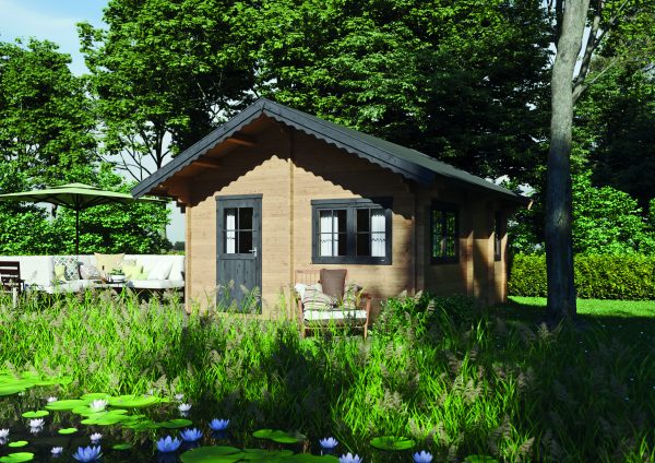 Blockhaus "Domicil", 45 mm 425 x 485 cm – Bild 3