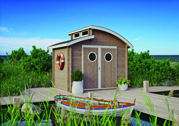 Blockhaus Nautic 30/30 - 28 mm 300 x 300 cm – Bild 4