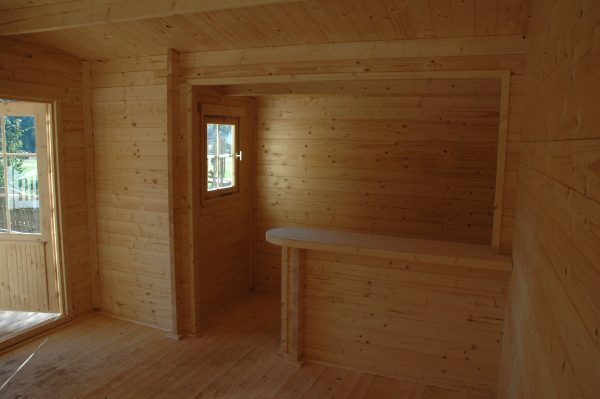 Blockhaus Partyhaus "Ranch", 28 mm 470 x 550 cm – Bild 5