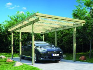 JODA Carport Basel -KDI- mit PVC-Lichtplatten VE = 010