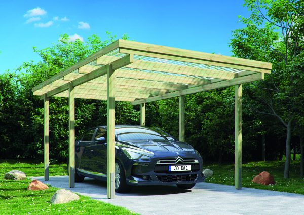 JODA Carport Basel -KDI- mit PVC-Lichtplatten VE = 010
