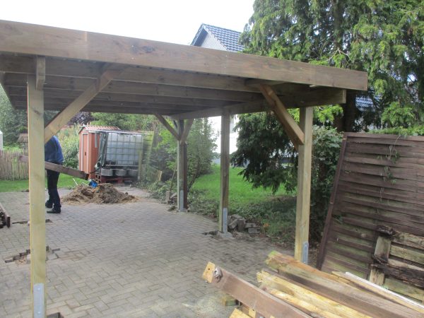 Joda Carport Bergheim Classic KDI mit Stahl-Trapezplatten – Bild 2