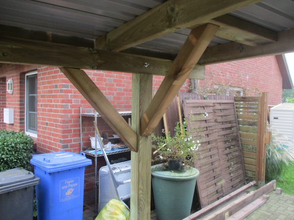 Joda Carport Bergheim Classic KDI mit Stahl-Trapezplatten – Bild 4