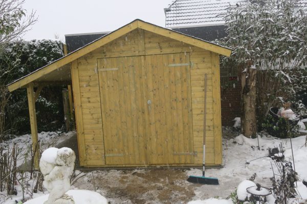 JODA Gerätehaus Nordic 22/23 KDI - kesseldruckimprägniert – Bild 2