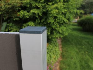 Kingston/Kansas Kappe für Alu-Pfosten aus Kunststoff, Anthrazit