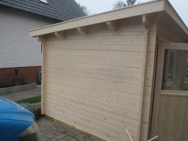 Blockhaus Bungalow / Pultdach, 45 mm 425 x 275 cm – Bild 4