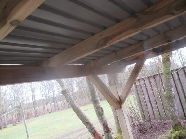 Joda Carport Bergheim Classic KDI mit Stahl-Trapezplatten – Bild 7