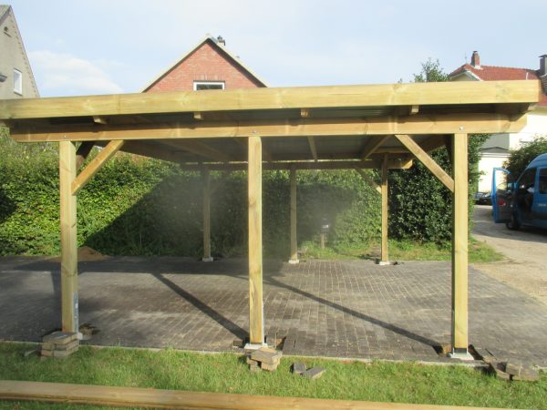 JODA Carport Bayreuth 1 -KDI- mit Stahltrapezplatten VE = 004 – Bild 3