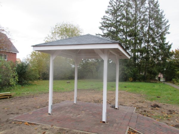 JODA Pavillon Monaco 1 278 x 278 cm Natur Lärche naturbelassen – Bild 2