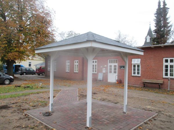 JODA Pavillon Monaco 1 278 x 278 cm Natur Lärche naturbelassen – Bild 3