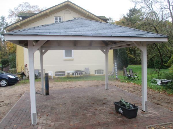 JODA Pavillon Monaco 2 415 x 415 cm Natur Lärche naturbelassen – Bild 2