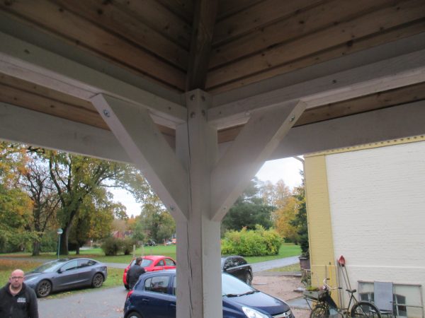 JODA Pavillon Monaco 2 415 x 415 cm Natur Lärche naturbelassen – Bild 3