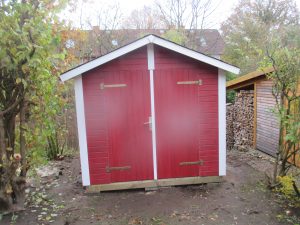 Joda Gerätehaus Nordic 22/20 Rot RAL 3011 / Weiß RAL 9016 VE = 000