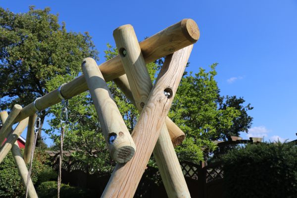 Einzelschaukel "Lina" 250x205x226 cm Nadelholz KDI, TÜV-geprüft VE = 010 – Bild 3