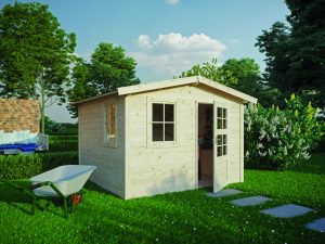 Blockhaus Kopenhagen 28 mm 290x290 cm VE = 005