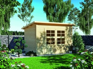 Blockhaus Strandby 28 mm 300 x 250 cm VE = 000