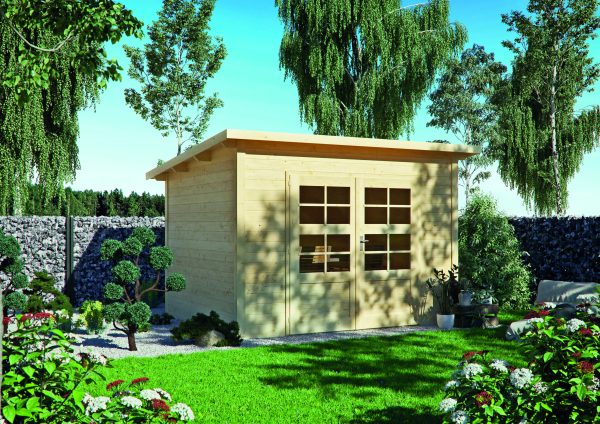Blockhaus Strandby 28 mm 300 x 250 cm VE = 000