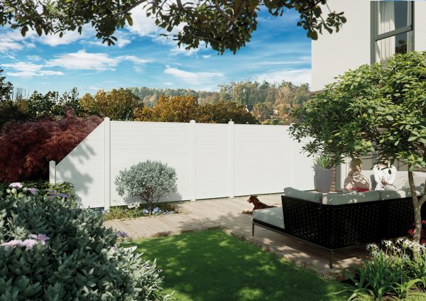 JODA Basic Dichtelement weiß 90x175/90 cm Abschluss Pflegeleicht aus langlebigem Fenster-PVC