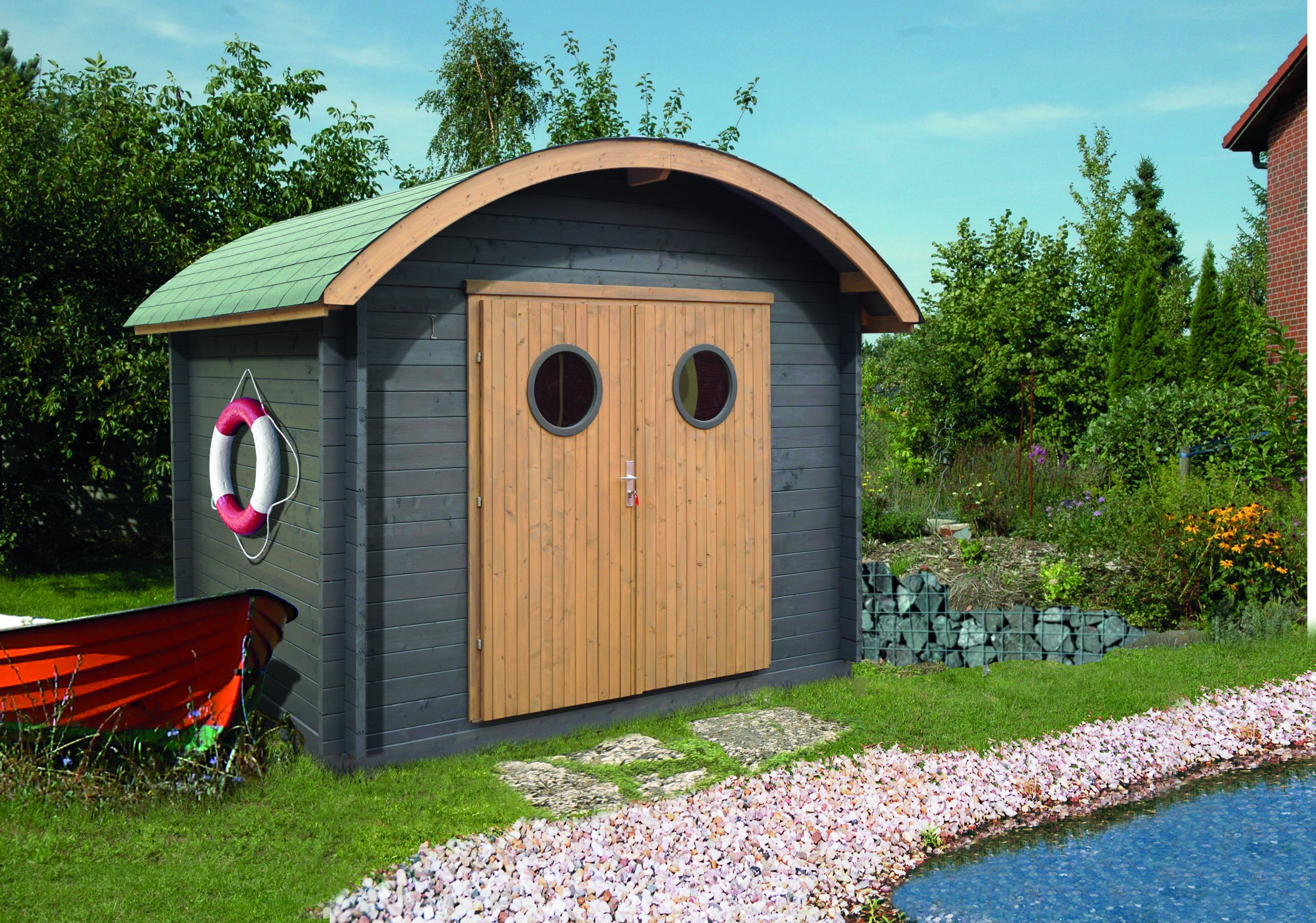 BBH Breda mit Tonnendach 45 mm 300 x 300 cm