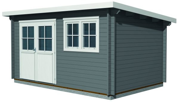 Blockhaus Bungalow / Pultdach, 45 mm 425 x 275 cm – Bild 3