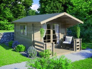 JODA Blockhaus 1-28/308 DT 308/VD-150 Modell Chalet