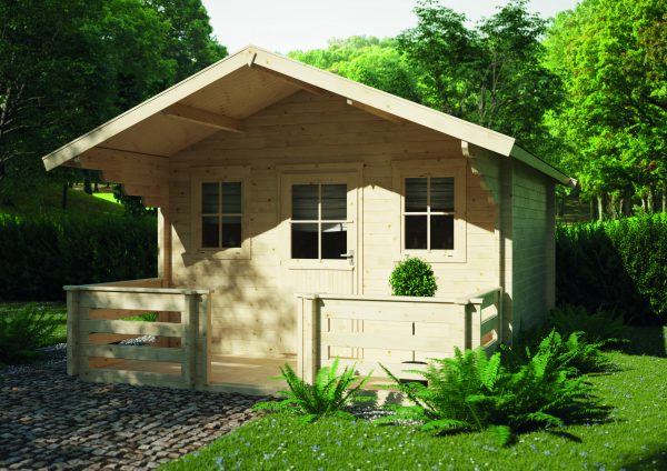 JODA Blockhaus 1-28/368 FTF 308/VD-150 Modell Landhaus – Bild 3