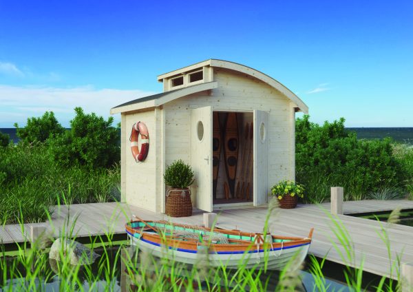 Blockhaus Nautic 30/30 - 28 mm 300 x 300 cm