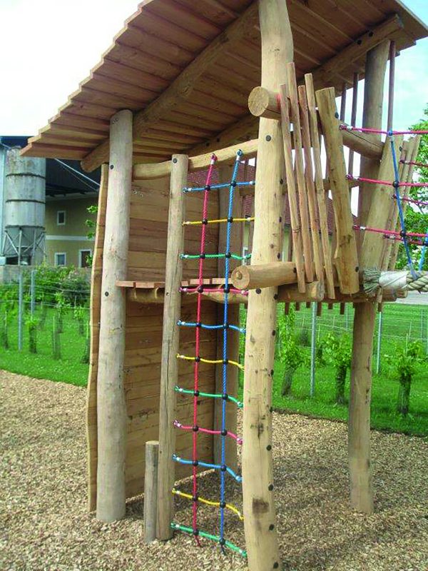 Robinien-Rundholz, Länge 3 m, Ø10-12 cm naturgewachsen, entsplintet, geschliffen VE = 000 – Bild 2