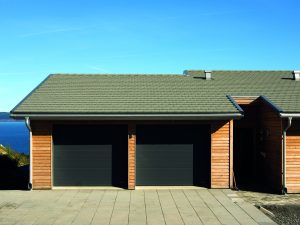 Aufwertungs-Set für Carport Borkum K Garagentor Typ Doorline incl. Garagentorantrieb + Handsender