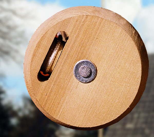 Knauf für Fahnenmast Buche natur DM: 12 cm VE = 000