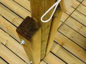 Mastfuß für Mast 6,00 - 7,00 m KDI 9 x 9 x 210 cm VE = 000