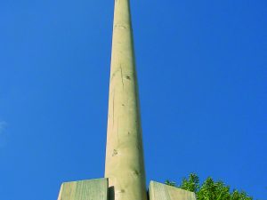 Fahnenmast o. Zubehör 8,00 m Fichte KDI konisch gefräst VE = 000