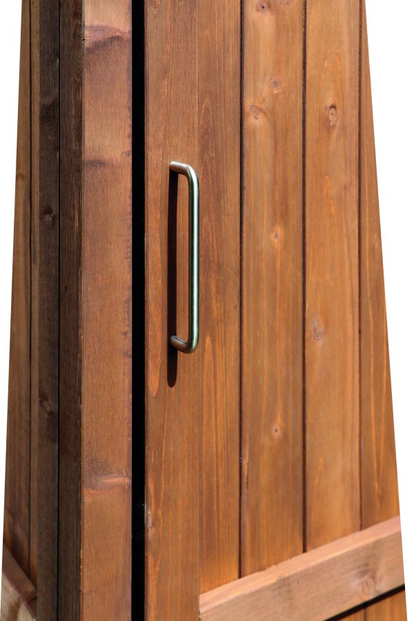 Sveg Gartenschrank aus asiatischer Zeder 87x59x193 cm, Bausatz, kartonverpackt VE = 003, farbvorbehandelt – Bild 6