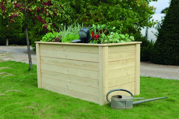 Hochbeet Fichte naturbelassen 150 x 76 x 79 cm VE = 009 – Bild 2