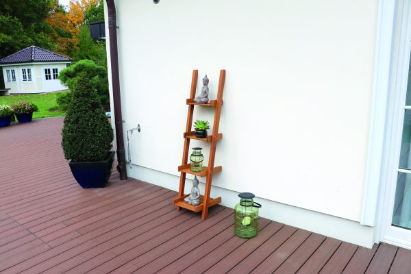 Hylte Leiterregal schmal, Eukalyptus 40x150 cm, hell vorgeölt, kartonverpackt VE = 006, FSC-zertifiziert (FSC 100%)