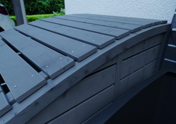 Müllbox mit Rhombusleisten, Fi. Granit 2 Tonnen á 240 Liter VE = 003 – Bild 2