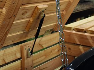 Gasdruckdämpfer für Rhombus Duo Müllbox Set (2 Stück) mit Befestigungsschrauben