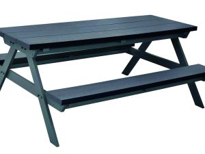 Hamilton Picknicktisch, cWPC Dark Grey 180 x 139 x 72,5 cm VE = 000